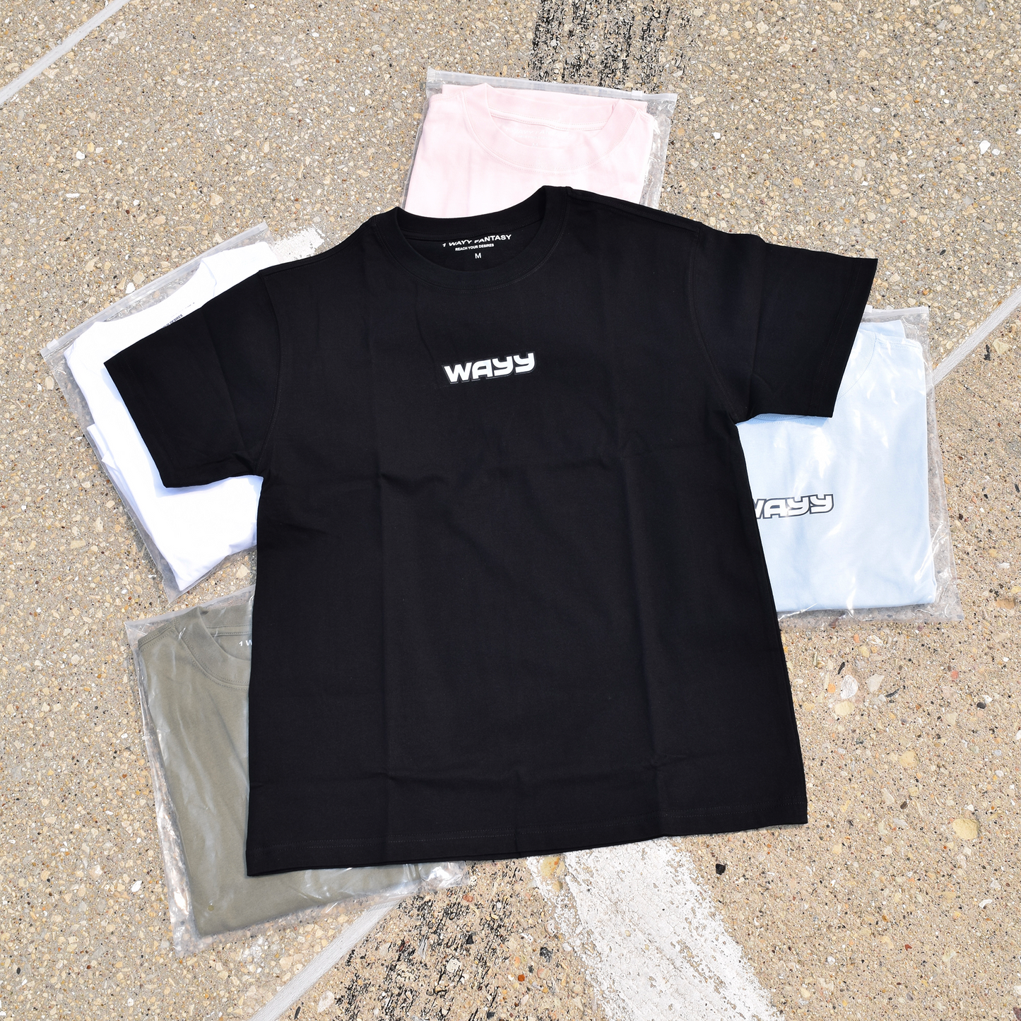 "Wayy" Logo Tee (Black)