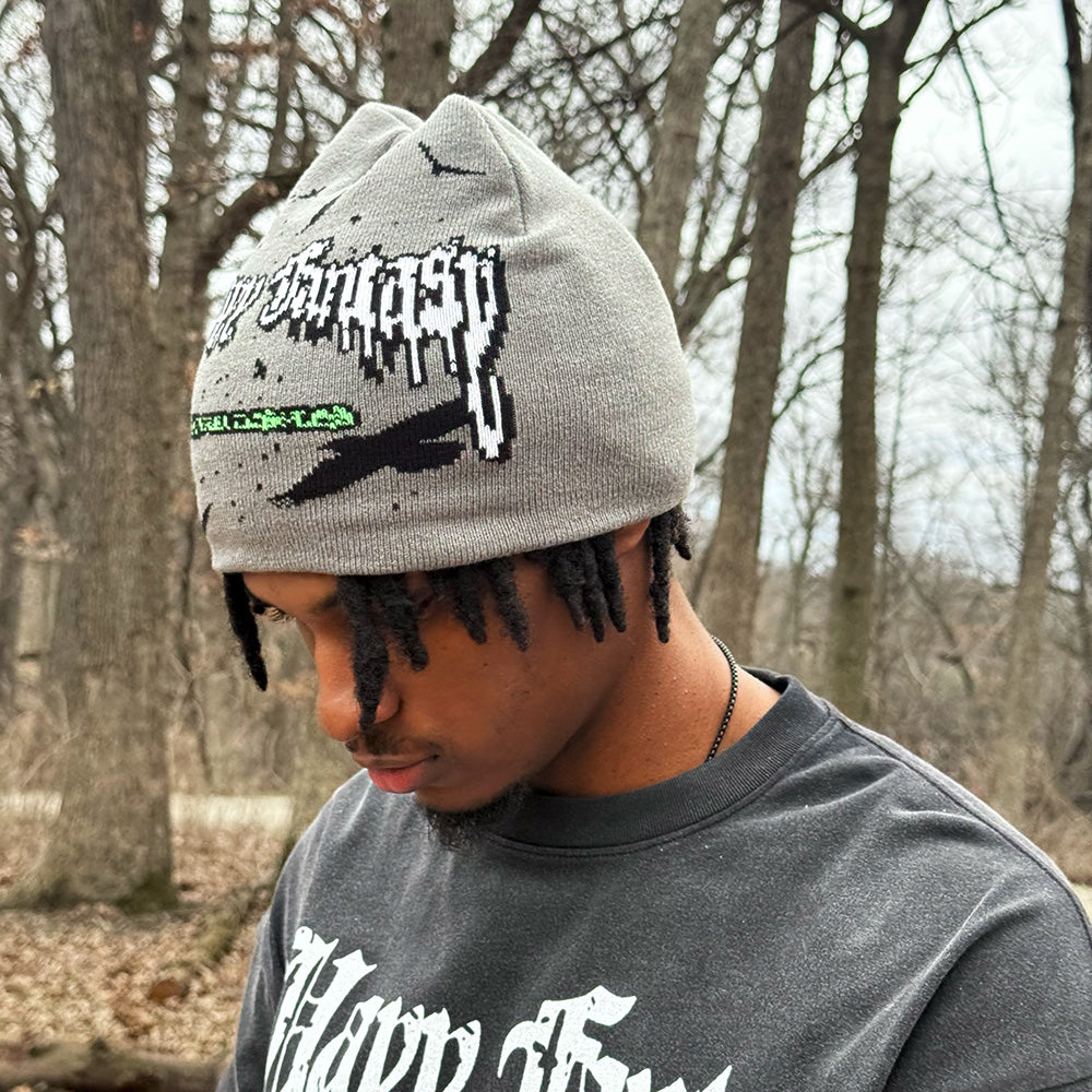 "Nightfall" Beanie (Grey)